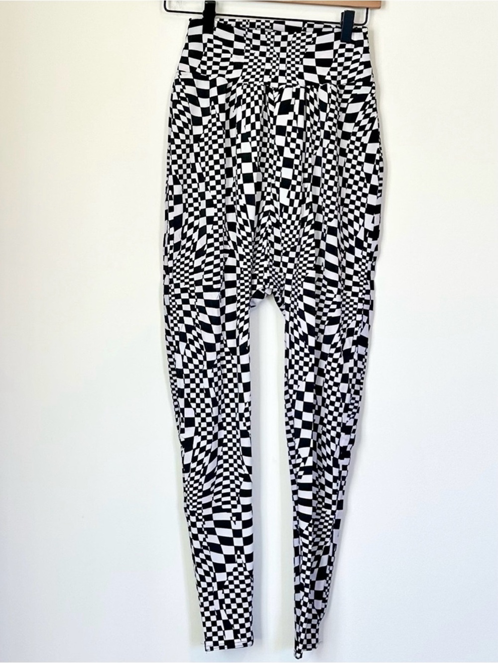 Weissman Black & White Checker Pants Jazz Hip Hop Dance - Size: LC